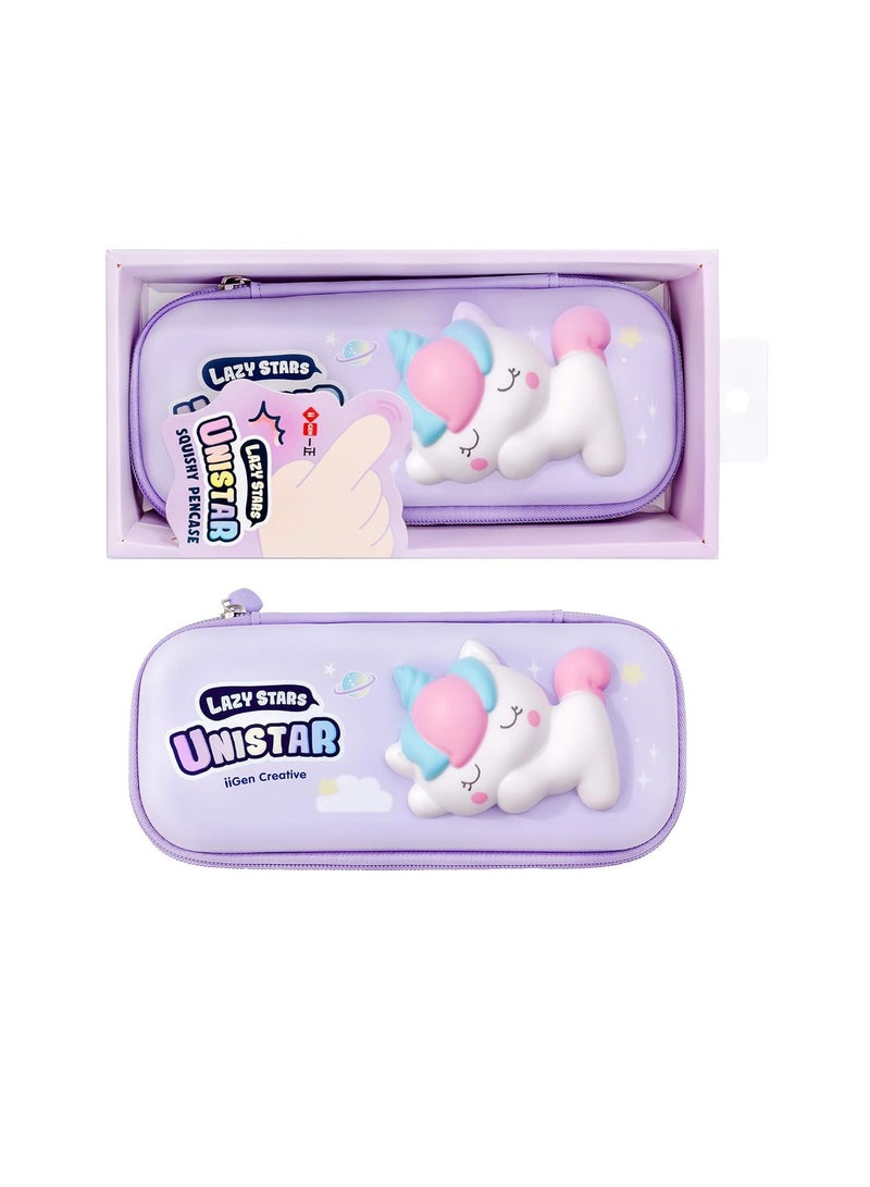Generic Embosses Pen Pouches with Compartment - Unicorn  - Image 2