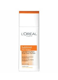 loreal paris L’Oreal Sublimist Anti-Fatigue Cleansing Milk Make-up Remover 200ml  - Image 1