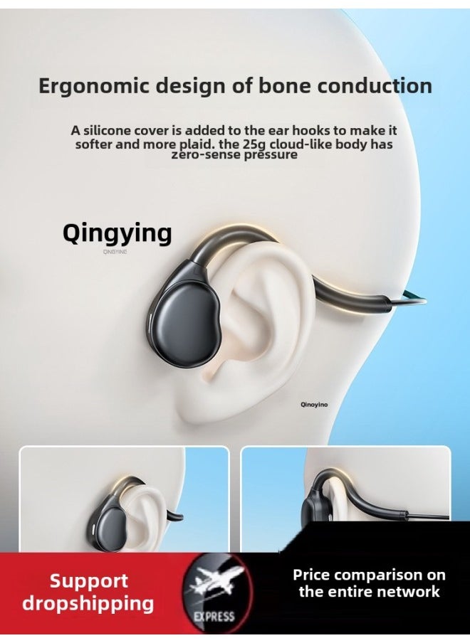 Generic - Qingying No Headset Computer Headset With Microphone Usb Desktop E-sports Wired In-ear Special Headset Game Earhook-Color:Black [3.5mm Interface + Ios Line Qingying Apple Flat Head Series Only - Image 1