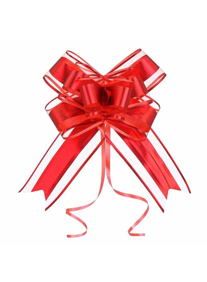 WEWILUCK Gift Bows for Presents, 15PCS Red Bows for Gift Wrapping, 6 Inch Gift Bows with Ribbon for Christmas, Hanukkah, Birthday, Any Occasion - Image 1