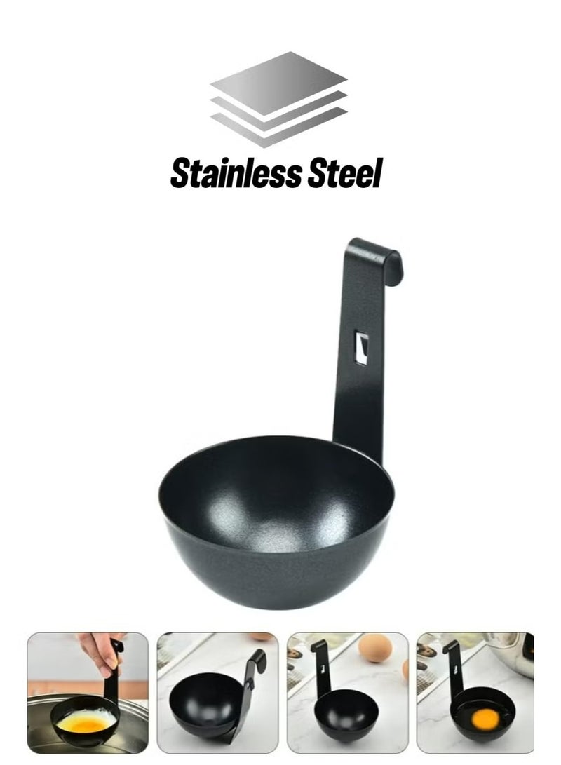 1pcs Creative Breakfast Egg Boiler, Stainless Steel Egg Boiler, Egg Steamer with Hook, Home Kitchen Egg Boiler Gadget  - Image 1