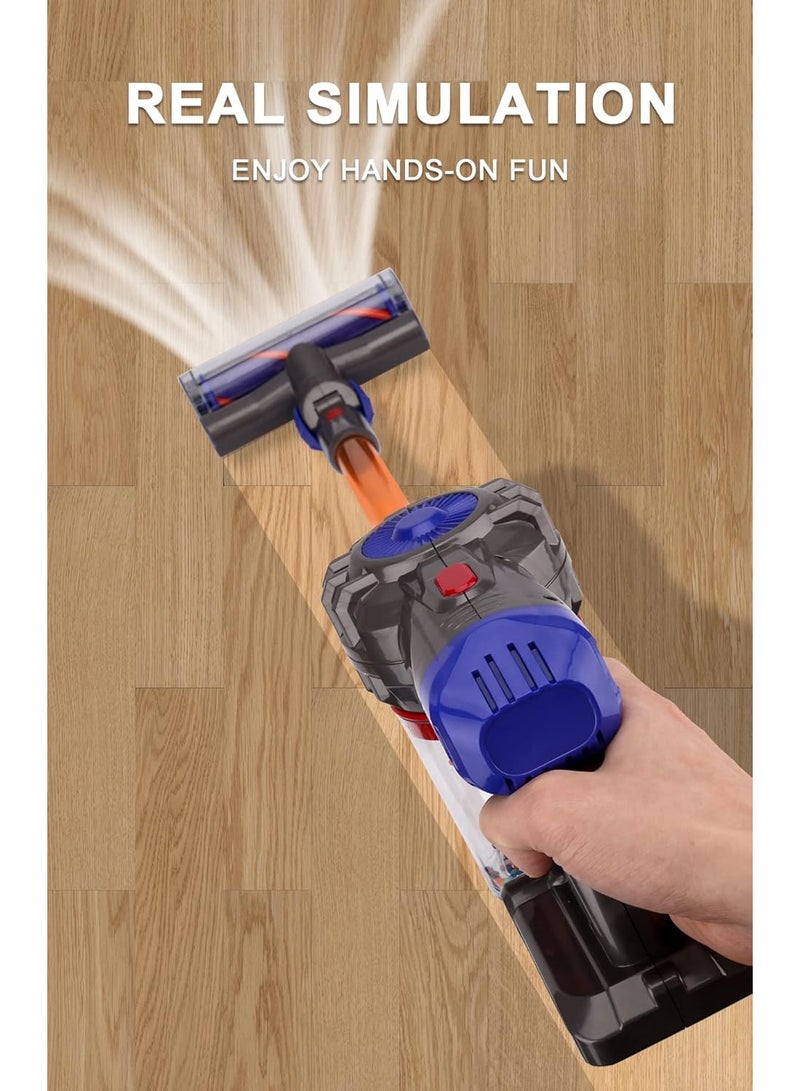 Toy Vacuum for Toddlers 3, Kids Vacuum Cleaner Set That Really Works Working, Baby Play Vacuumm-Cordless Real Suction, Housekeeping Keeping Girl Boys - Image 3