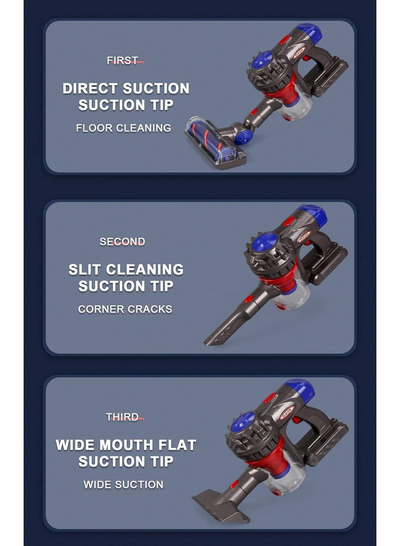 Toy Vacuum for Toddlers 3, Kids Vacuum Cleaner Set That Really Works Working, Baby Play Vacuumm-Cordless Real Suction, Housekeeping Keeping Girl Boys - Image 4