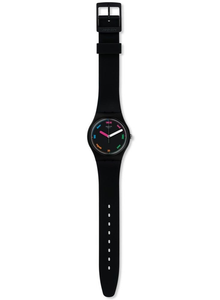 Swatch Unisex The Strapper Quartz Movement Water Resistant Wrist Watch - 34 Mm  - Image 2