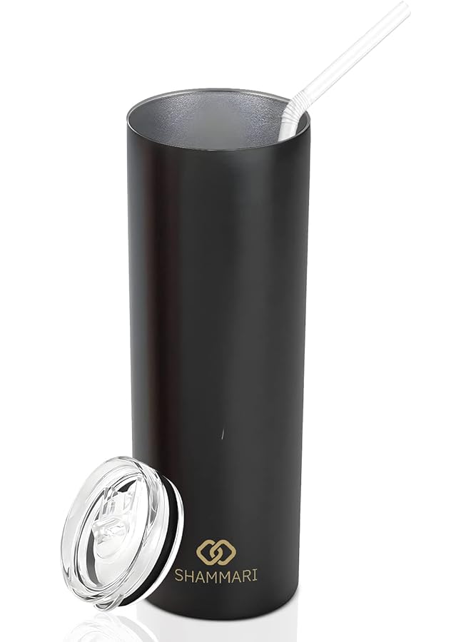 Zaboon Insulated Coffee Mug Stainless Steel Vacuum Insulated Tumbler With Lid Double Wall Thermos Cup With Splash Proof Sliding Lid For Travel Office School Party Camping (Black) - Image 1