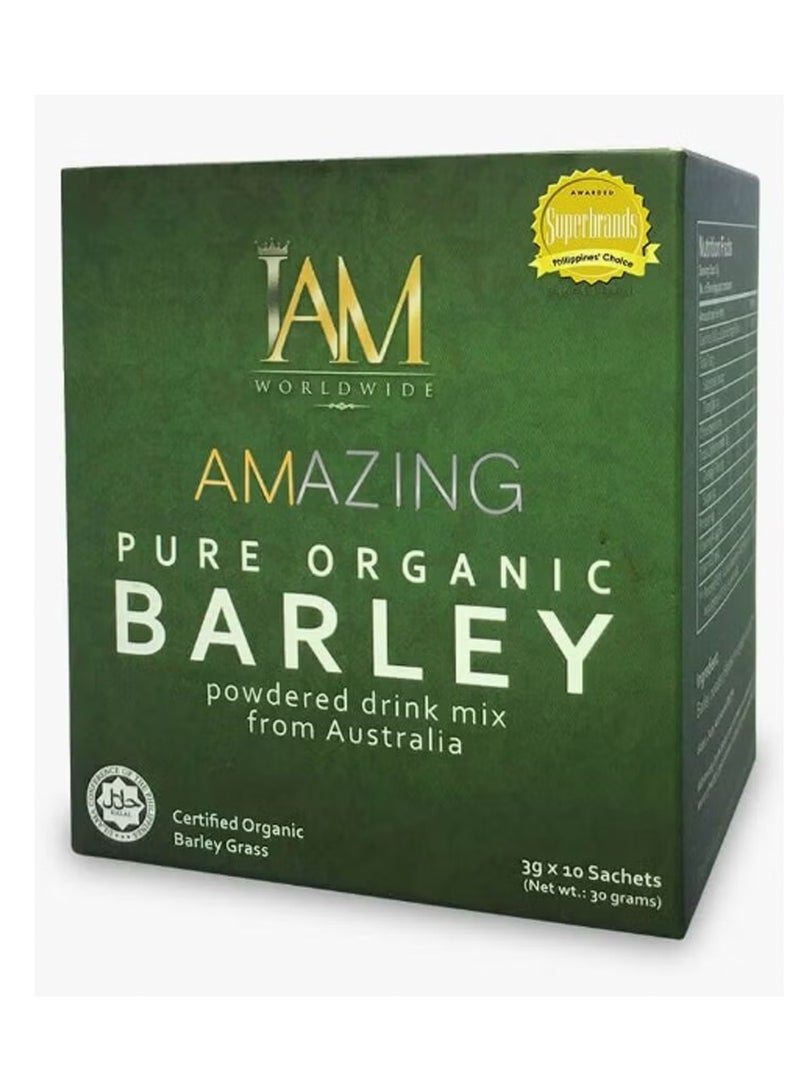 I AM Pure Malt Beverage Powder Blend from Natural Green Organic Barley Blend