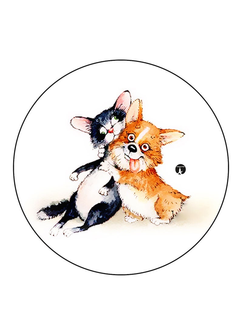 RKN Animals Printed Mouse Pad Multicolour