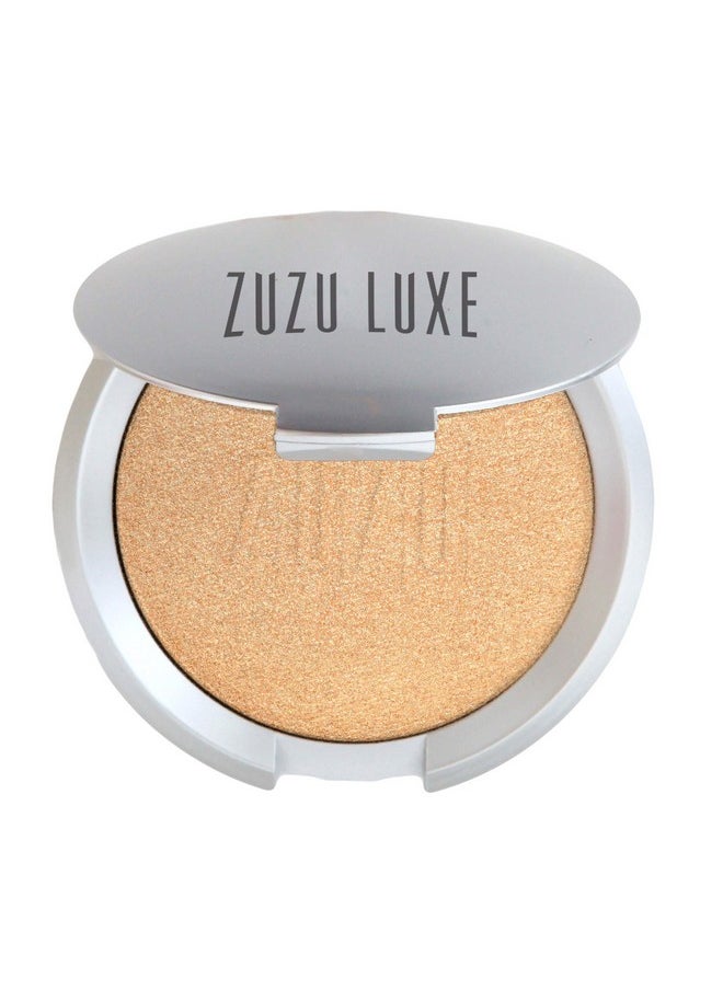 Gabriel Cosmetics ZUZU LUXE Highlighter (All-Natural, Paraben Freee, Vegan, Gluten-Free, Glowing Skin Makeup) (1, Powder Mineral Highlighter, 0.32 oz)  - Image 1