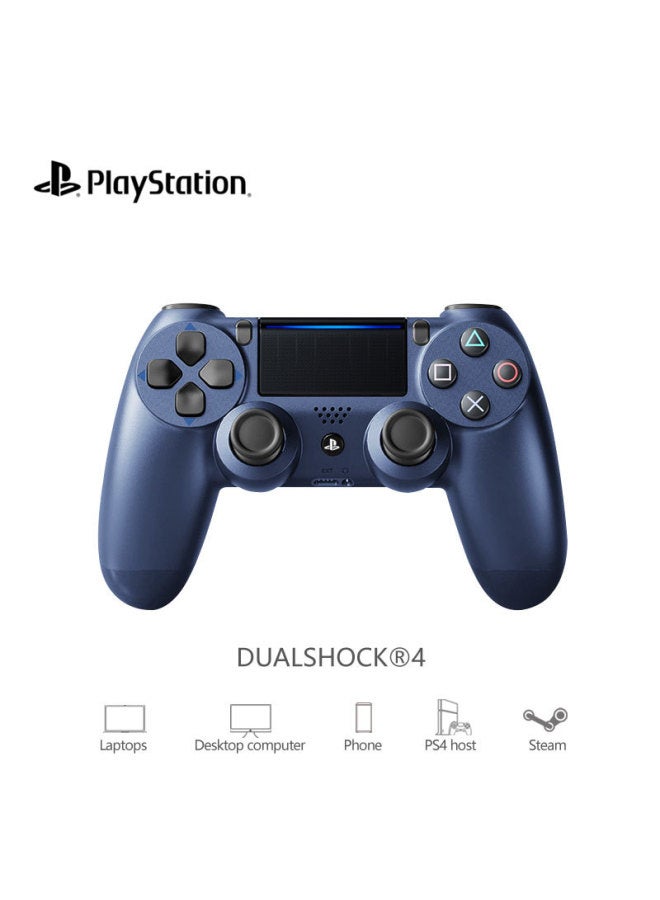 Direct Supply PS4 Wireless Handle PS4 Bluetooth Controller Vibration With Light PS4 Bluetooth Handle-Product Color:Midnight Blue (us Version Packaging) - Image 1