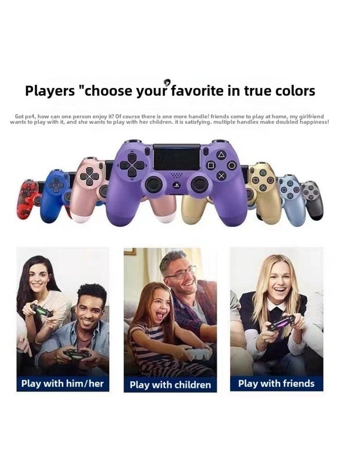 Direct Supply PS4 Wireless Handle PS4 Bluetooth Controller Vibration With Light PS4 Bluetooth Handle-Product Color:Midnight Blue (us Version Packaging) - Image 4