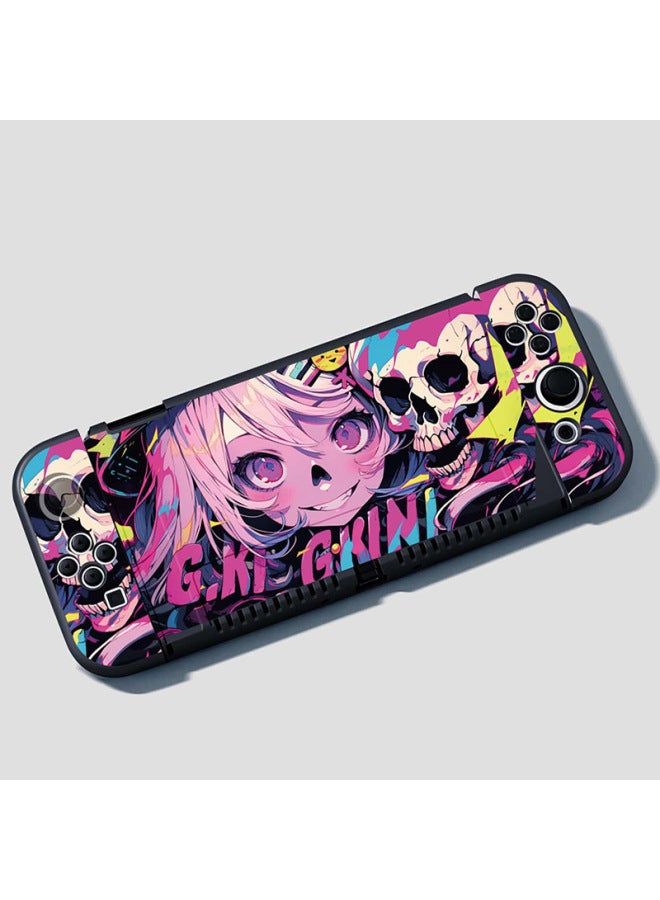 Nintendo Switch Protective Case Halloween Skull Nsoled Split Silicone Soft Handle Swich Hard Case 