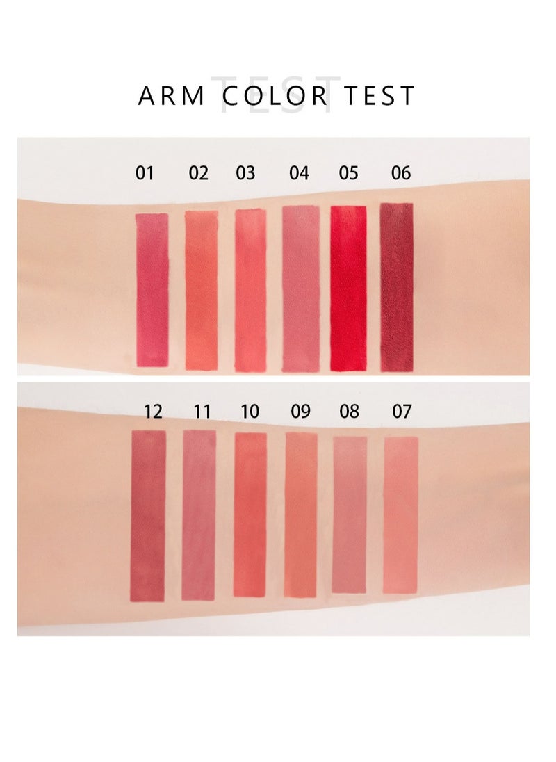 Handaiyan Lipstick Matte Liquid Lipsticks Makeup For Women Velvet Long Lasting Waterproof Highly Pigmented Colour Quick-Drying, Smudge-Proof, Nourishes, Conditions,Ultra Soft Moisturizes  - Image 5