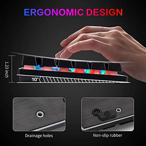 Offbeat® - Slayer RGB Backlit Mechanical Feel Like Wired Gaming Keyboard 19 Anti Ghost Keys and 3200 DPI Gaming 6D Button Mouse Combo, for Computer, Laptop, PC - Image 5