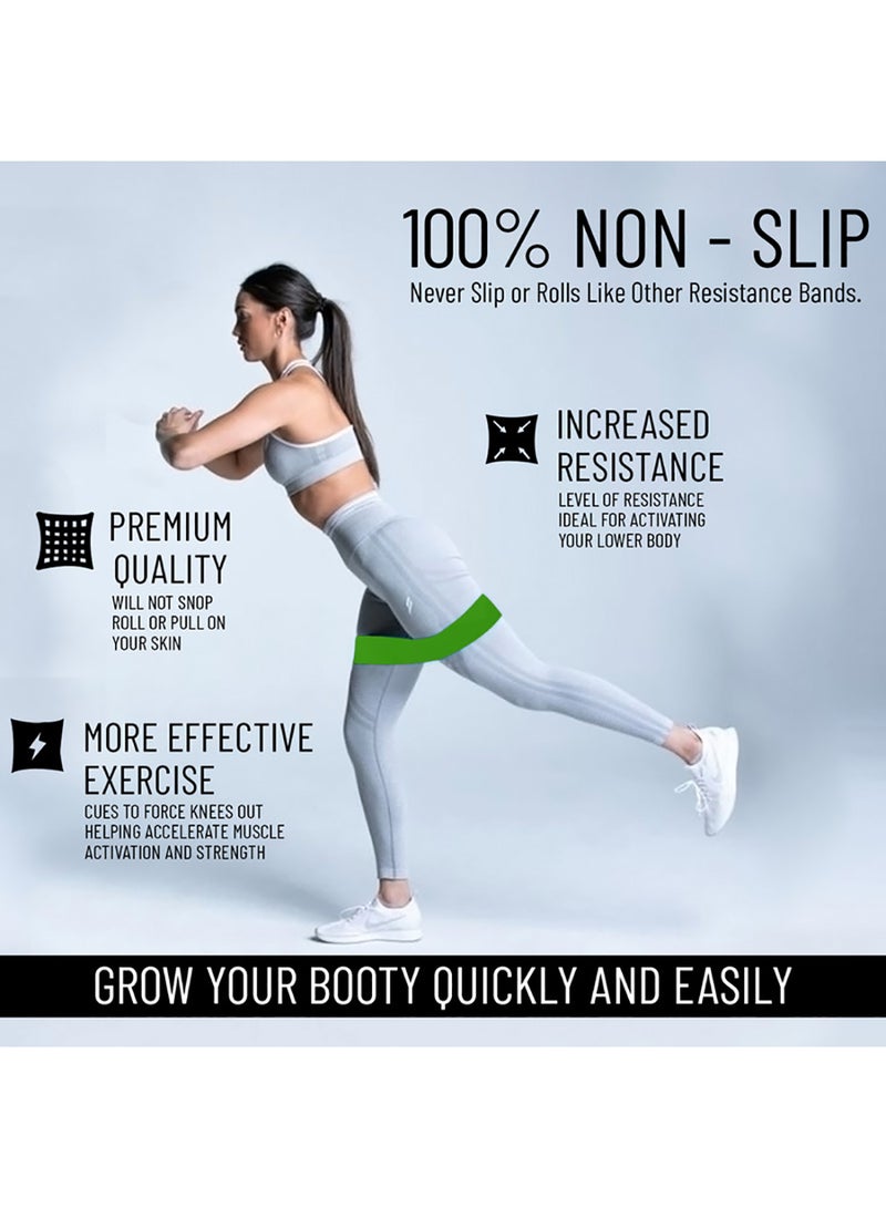 أنيثينجبيسيك عصابات المقاومة الخفيفة لليوجا والبيلاتس في صالة الألعاب الرياضية | قابل للتمدد، مضاد للانزلاق، مضاد للانزلاق، خالي من الرائحة - Image 4