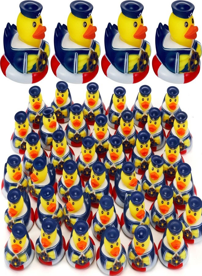 Jerify 12 Pcs Cruise Ships Rubber Ducks 2 Inch Nautical Sailing Rubber Cruise Ship Ducks Bulk for Party Gift Classroom Bath Carnival Pool - Image 1
