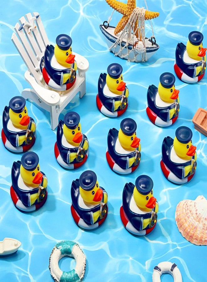 Jerify 12 Pcs Cruise Ships Rubber Ducks 2 Inch Nautical Sailing Rubber Cruise Ship Ducks Bulk for Party Gift Classroom Bath Carnival Pool - Image 5