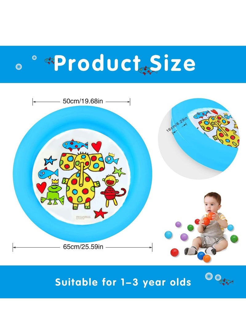Baby Paddling Pool 1 Packs Paddling Pool Inflatable Kids Swimming Pool Bath Toys for Summer Water Party Family Swimming Pools Kids Pool for Outdoor Garden Backyard - Image 5