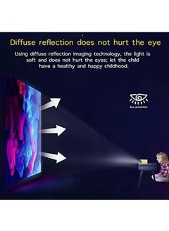 Arabest بروجيكتور YG300 عالي الدقة 1080P LED منزلي مكتبي بروجيكتور مصغر محمول عالي الوضوح  - Image 5