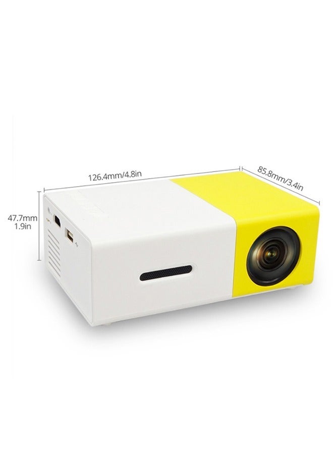 YG300 Projector High Definition 1080P LED Home Office Mini Projector Portable High Resolution Projector