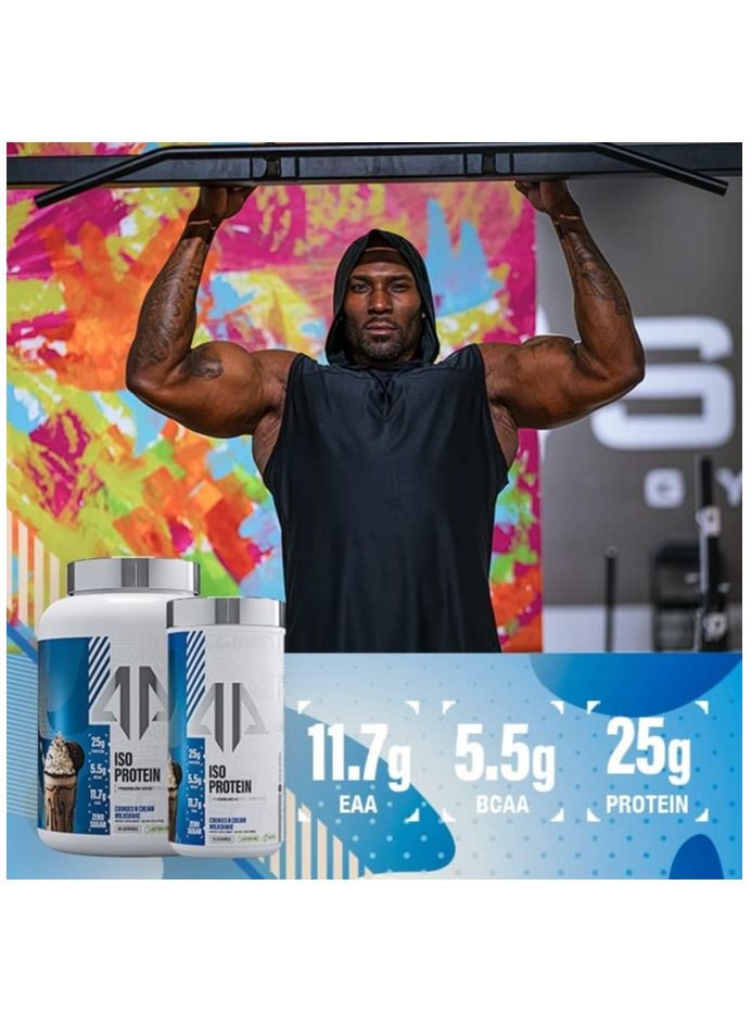 ISO Protein Premium Whey Isolate Cookies N Cream Milkshake 2.16lb