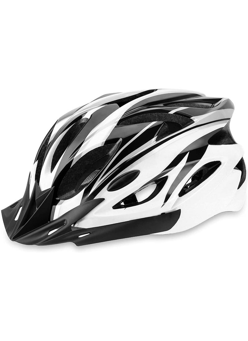 CMGTYYD Adult Bike Helmet,Lightweight Bicycle Helmet,Adjustable Mountain & Road Cycling Helmet, 18 Vents with Adjustable Strap & Detachable Visor for Mens Womens  - Image 1