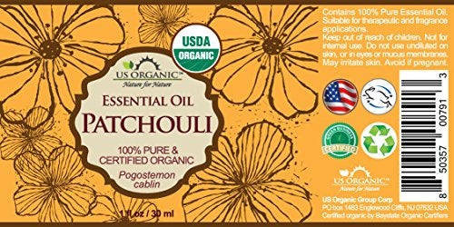 US Organic 100% Pure Patchouli Essential Oil - USDA Certified Organic, Steam Distilled - W/Euro droppers (More Size Variations Available) (30 ml / 1 fl oz) - Image 2
