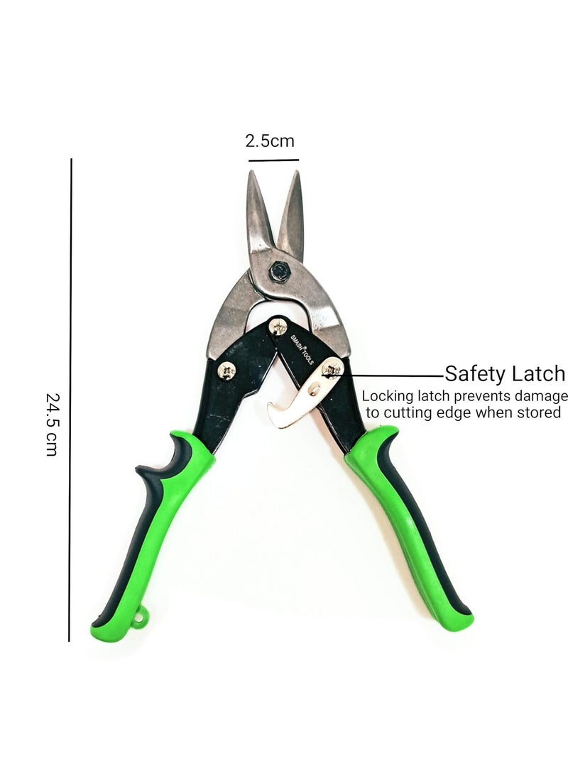 DARIT DARIT Smash 10 Inch Heavy Duty Aviation Snips Industrial Straight Cut Tin Snips Sheet Metal Cutter Straight Cut  - Image 3