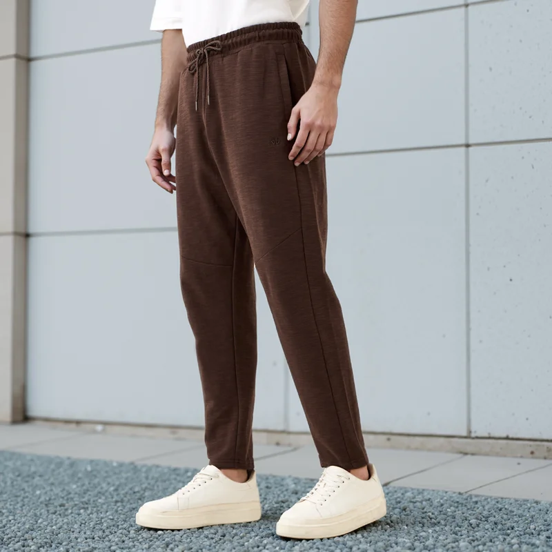 Kappa Regular Fit Panelled Joggers with Drawstring Closure and Pockets