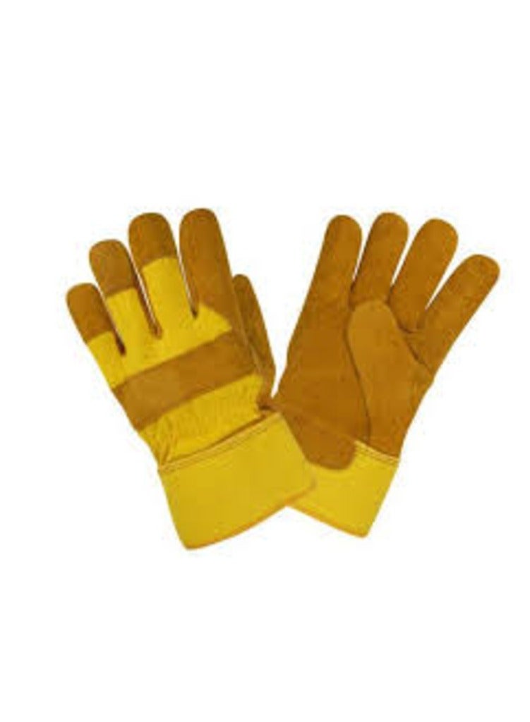KNP KNP 5 pairs of multi purpose safety leather gloves designed for a wide range of tasks requiring hand protection.  - Image 2