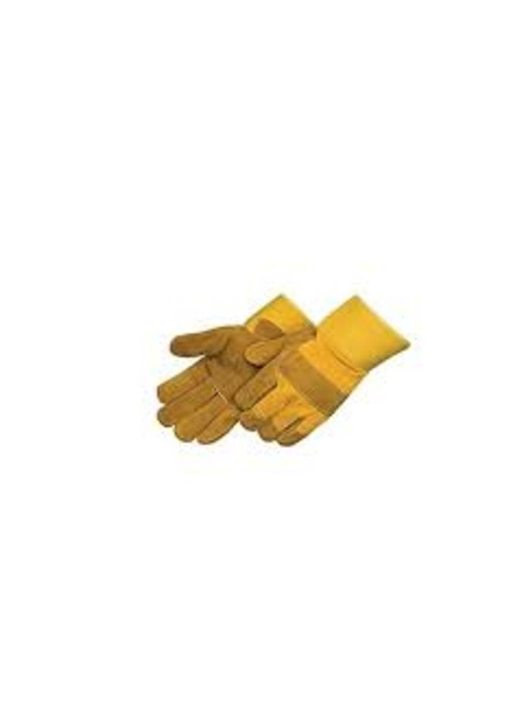 KNP KNP 5 pairs of multi purpose safety leather gloves designed for a wide range of tasks requiring hand protection.  - Image 1