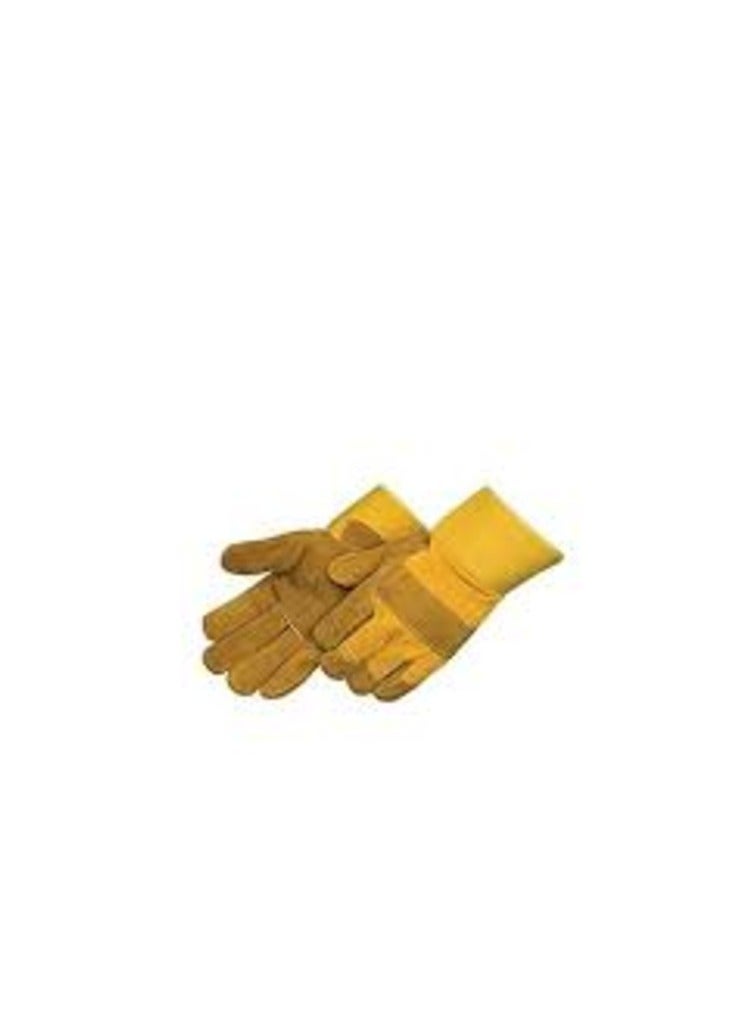 KNP KNP 5 pairs of multi purpose safety leather gloves designed for a wide range of tasks requiring hand protection.  - Image 3