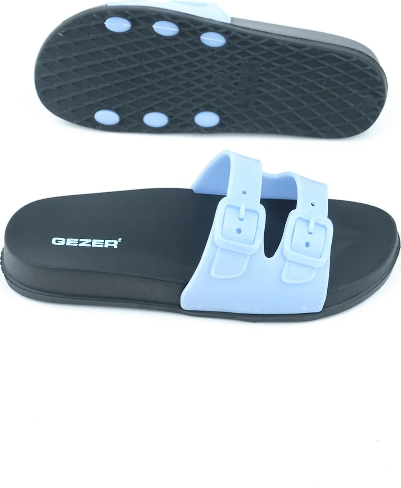 Gezer Summer Women's Double Buckle Adjustable Wet Floor Slippers10
