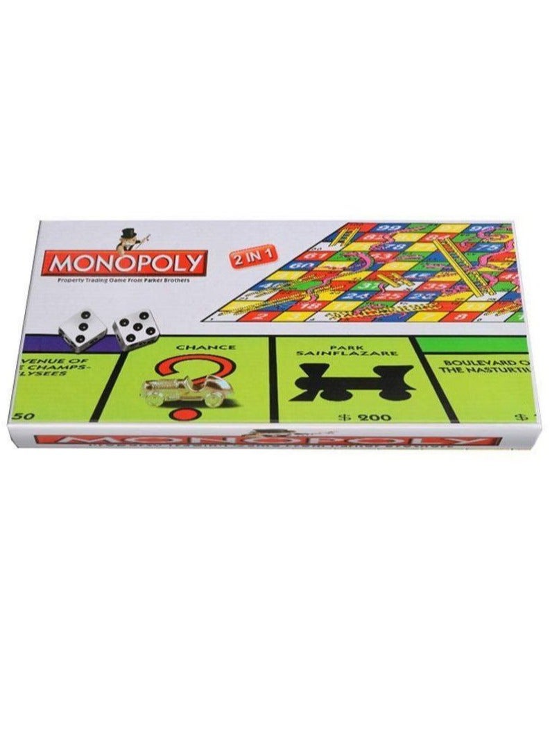 Monopoly 2-in-1 Trading Game - Image 1