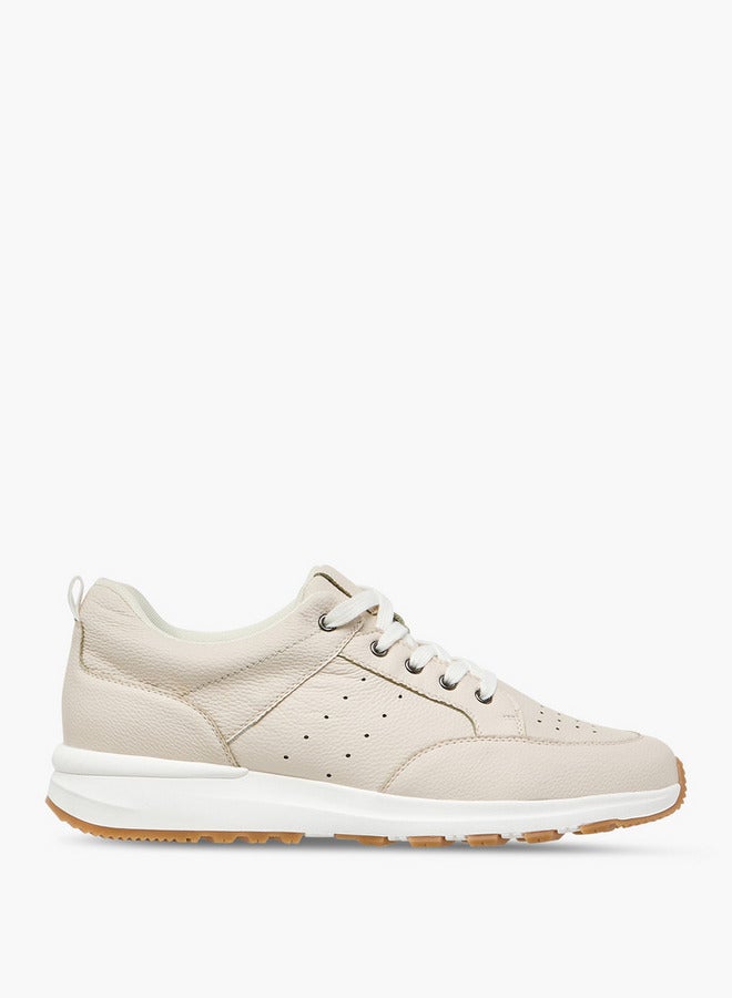 LBL by Shoexpress Men Perforated Sneakers with Lace-Up Closure  - Image 3