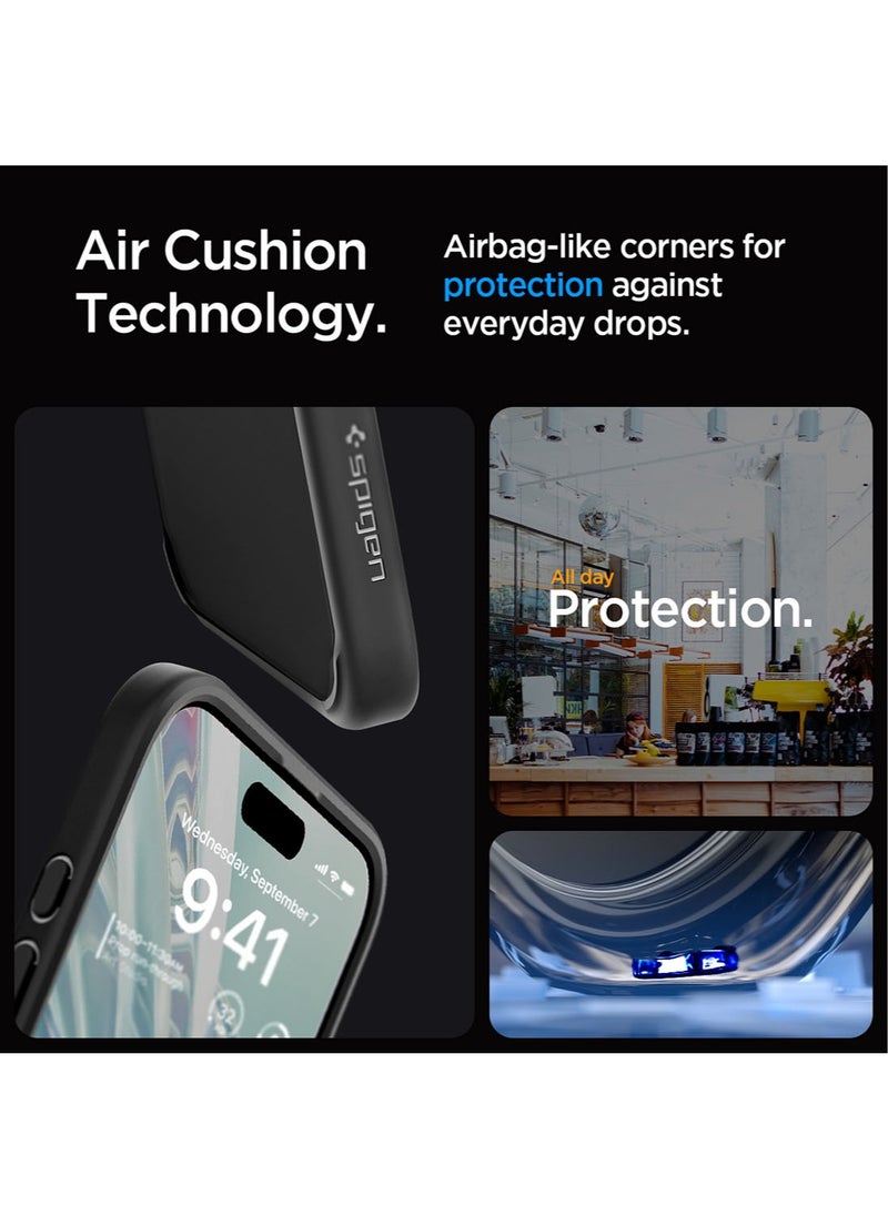 Spigen - Ultra Hybrid for iPhone 15 Pro MAX Case Cover - Frost Black - Image 1