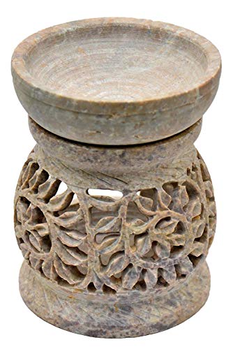 Nirvana Class NIRMAN Handmade Stone Aroma Burner Oil Diffusers Home Decor (Leaf) - Image 5