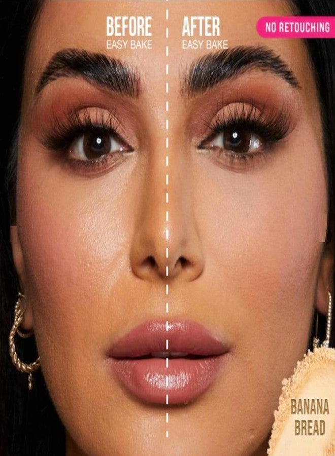 Huda Easy Bake Loose Baking & Setting Powder - Banana Bread (light, medium, and tan skin tones) - 0.71 oz / 20 g - Image 2