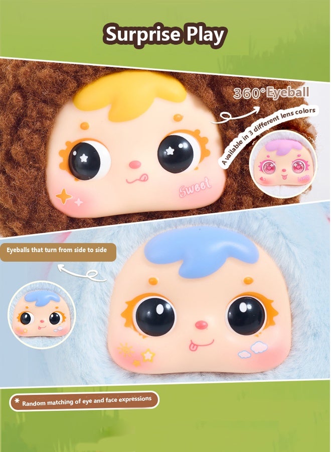 NoorTech Plush Doll Collection Blind Box - 1 Random Cute Keychain  for Office/Home Decor & Gifts - Image 4