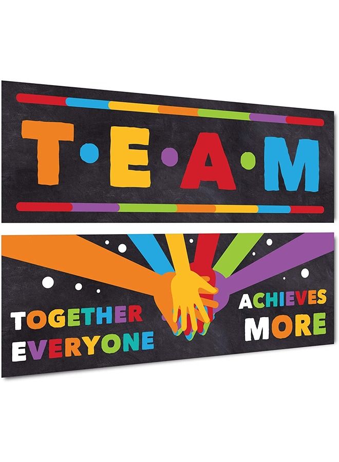 A set of two school bulletin boards printed on premium paper for school decor for group sharing