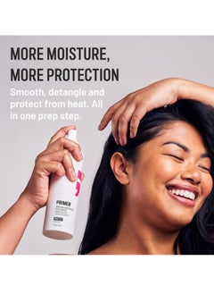Hairstory Hairstory Primer, Smoothing And Moisturizing Protection Mist for All Hair Types, Smoothing Detangler, Heat, Humidity & UV Protectant, 8oz  - Image 2