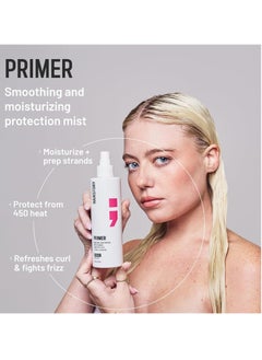 Hairstory Hairstory Primer, Smoothing And Moisturizing Protection Mist for All Hair Types, Smoothing Detangler, Heat, Humidity & UV Protectant, 8oz  - Image 3