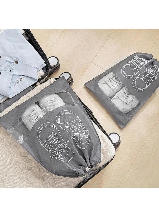 Cavernshop Travel Shoe Bags Shoe Covers for Storage & Organizer Pouches for Men and Women, Essential Travel Accessories for shoebag, Shoes Bag Cover Packing - Image 3