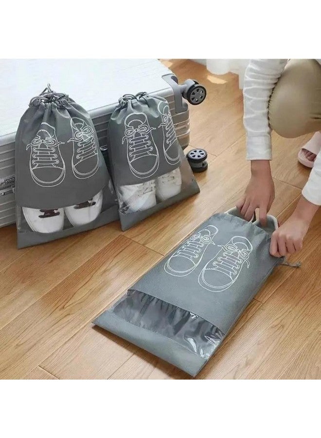 Cavernshop Travel Shoe Bags Shoe Covers for Storage & Organizer Pouches for Men and Women, Essential Travel Accessories for shoebag, Shoes Bag Cover Packing - Image 5