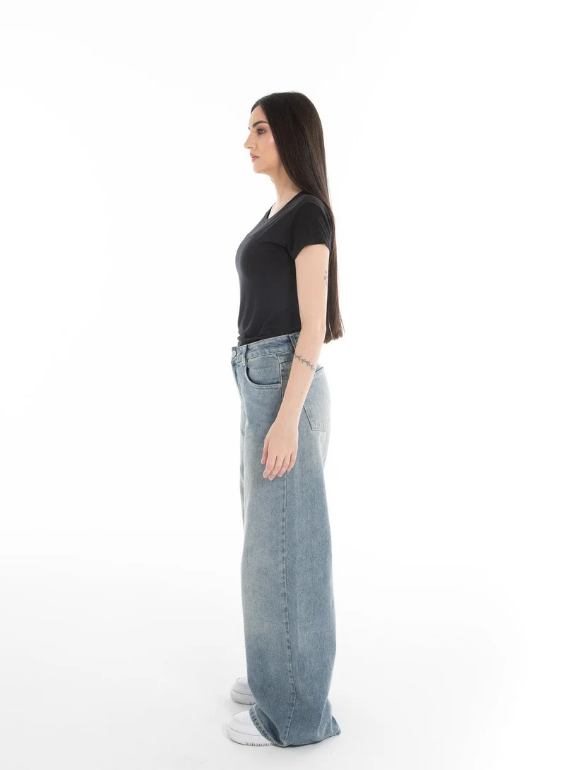 Flashmobnation  Baggy Denim Jeans  | Best Price UAE