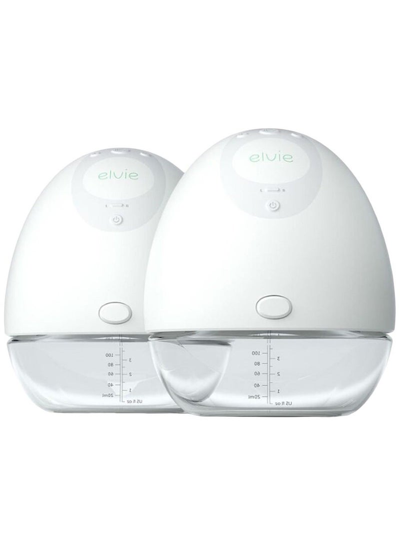 elvie Hands Free Discreet Portable Wearable Double Electric Breast Pump With App - The Smallest, Quietest Electric Breast Pump, 24MM/28MM, Breast Shields Included - Image 5