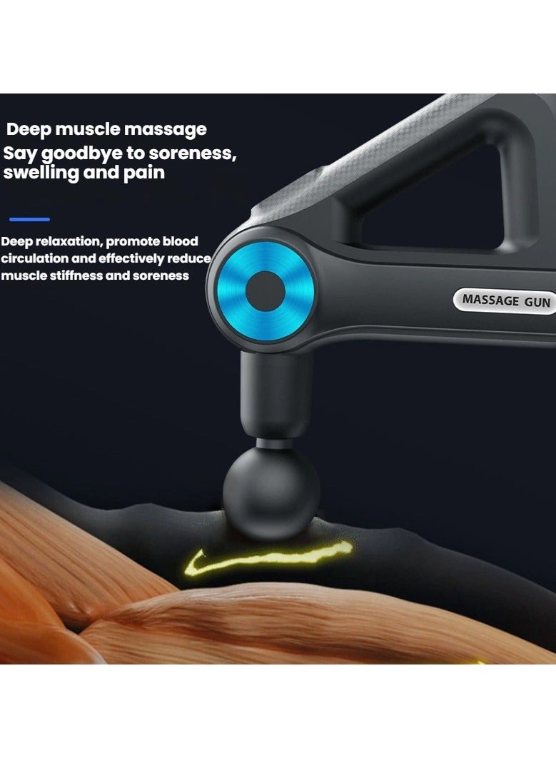 general The triangular fascia machine USB electric muscle relaxation convenient fitness massager caters to diverse massage preferences - Image 2