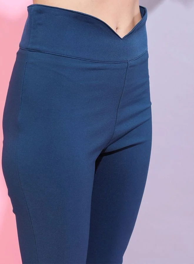 Freehand  Women Skinny Fit Solid High Rise Jegging for Women | Best Price UAE