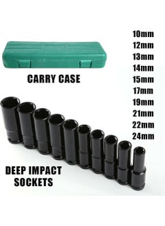Hırdavat Garajı Hardware Garage 10 Piece 1/2 Pneumatic Long Impact Socket Set  - Image 5