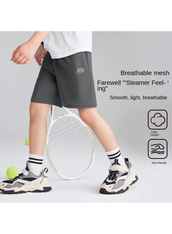 abckids Quick-dry Shorts For Boys, 2025 Summer Mid-to-large Children's Athletic Shorts, Teenagers' Five-point Shorts - Image 4