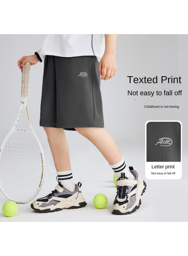 abckids Quick-dry Shorts For Boys, 2025 Summer Mid-to-large Children's Athletic Shorts, Teenagers' Five-point Shorts - Image 5